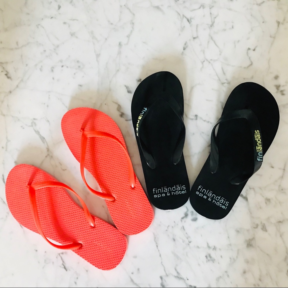 NEW Flip Flops - 2 pairs